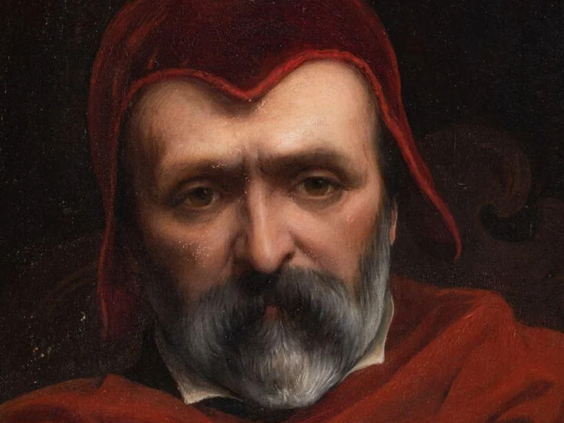 1829-Benjamin Ulmann - Ritratto di un uomo con le mani giunte